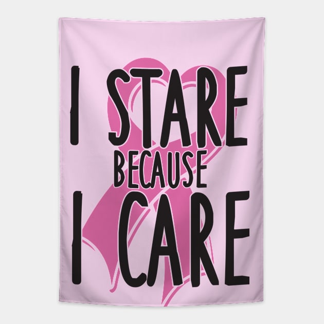 I stare because I care Tapestry by nektarinchen