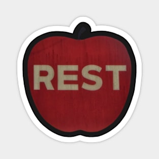 Red Apple Rest Magnet