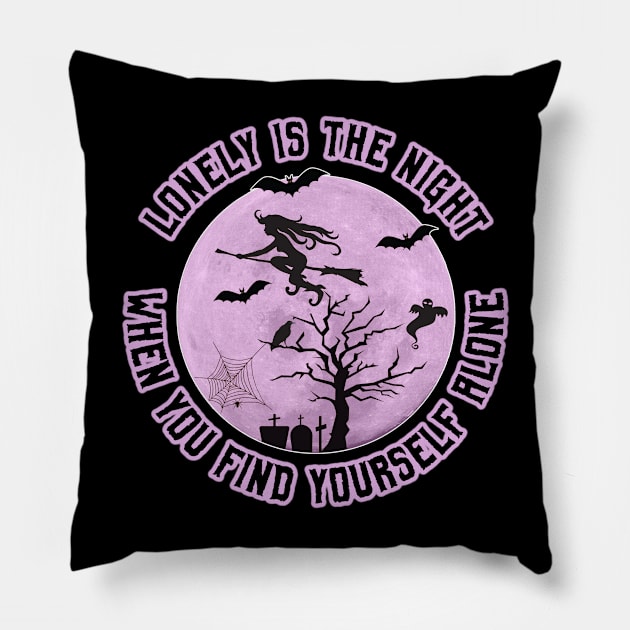 Lonely is the Night, Ladies Nostalgic 80's Halloween Costume Pillow by Maxx Exchange