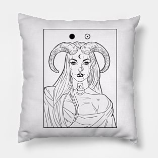 Good and evil Pillow