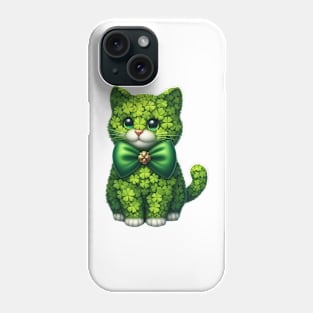 Clover Cat St Patricks Day Phone Case