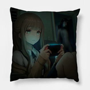 late night horror games Pillow