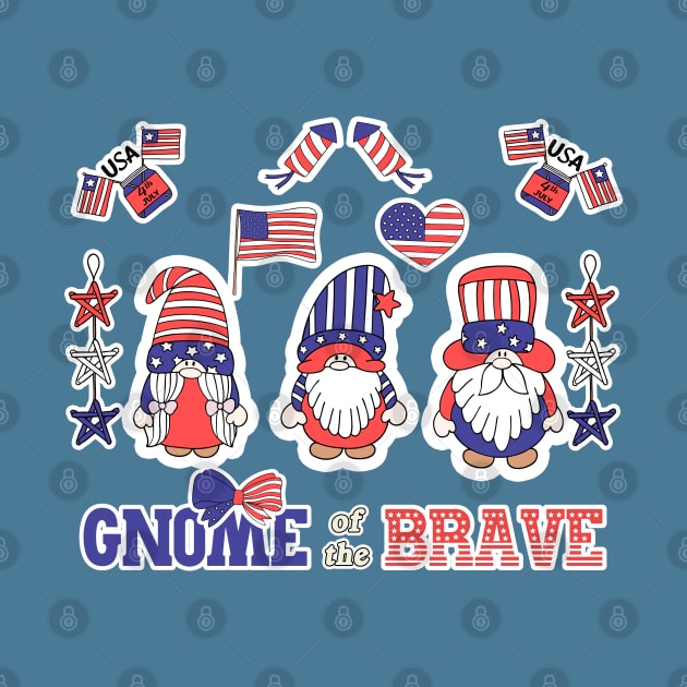 4th of July Gnomes by Nixart