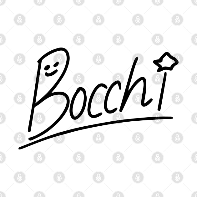 Bocchi the Rock! Bocchi-chan Signature by aniwear