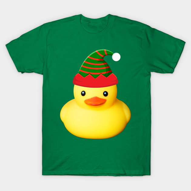 Download Cute Rubber Duck Christmas Elf Funny Goblin Costume Gift Christmas Elf Costume T Shirt Teepublic