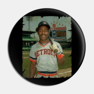 Chet Lemon in Detroit Tigers Pin