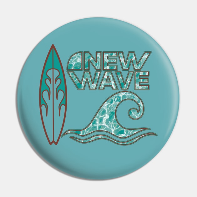 NEW WAVE Pin by O.M design