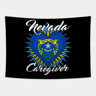 Nevada Caregiver (white font) Tapestry