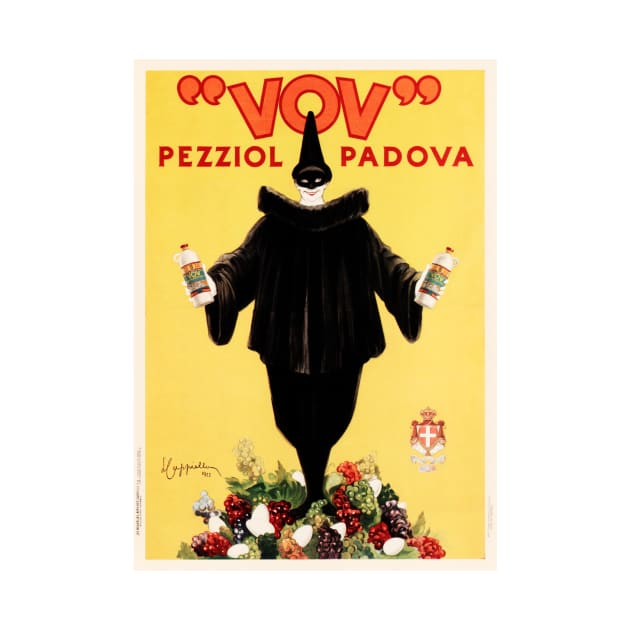 VOV Pezziol Padova Italy by Leonetto Cappiello Vintage Liqueur Advertisement Art Deco by vintageposters