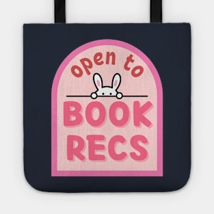 Open to book recs Tote