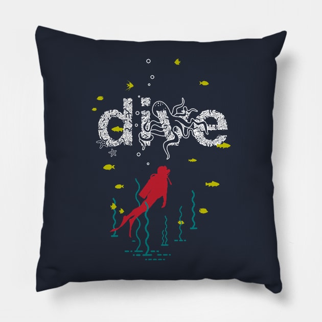 Dive Pillow by clsantos82
