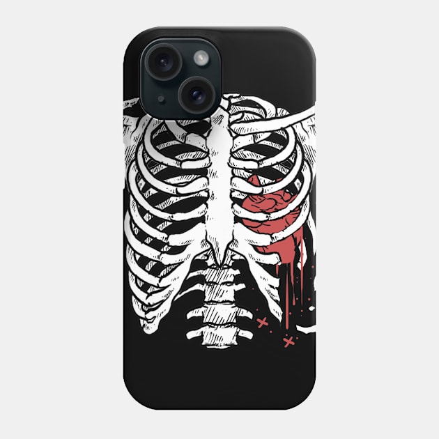 Heart Bone Phone Case by akawork280