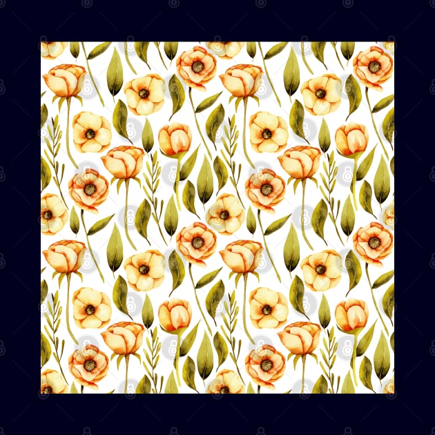 Spring Flower - Floral Pattern by Minimo Creation