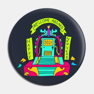 Welcome aboard 2021 Pin