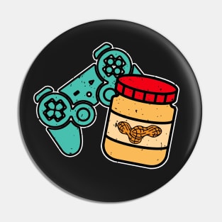 Peanut Butter Gamer Pin