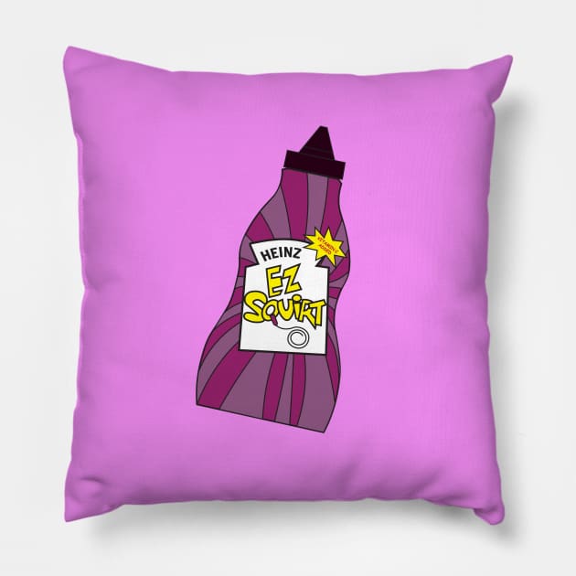 EZ Squirt - Purple Pillow by Pinnuendo