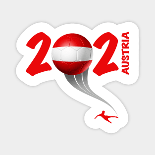 Austria Euro Soccer 2021 Magnet