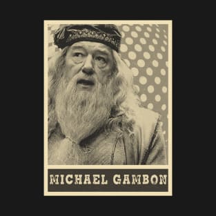 brown cream michael-gambon T-Shirt