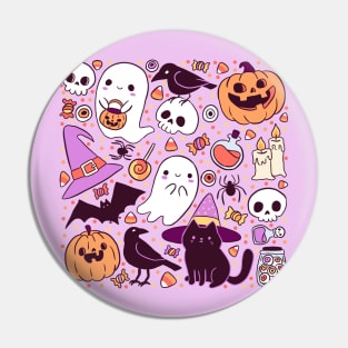 Cute halloween pattern Pin