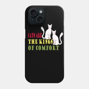 Cats are the kinge cute cats Phone Case