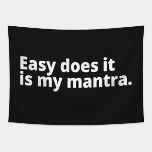 Easy does it is my mantra. Tapestry