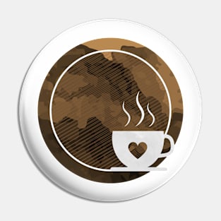 Coffee brings the passion - I love Coffee Pin