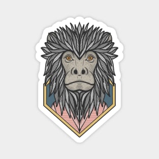 Black Howler Monkey Magnet