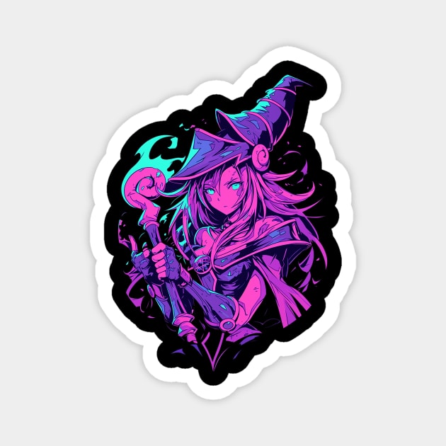 dark magician girl Magnet by retinac 