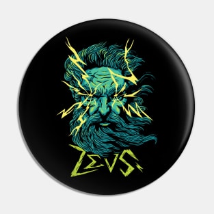 Zeus Geek God Of Thunder Mythology Pin