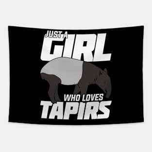 Just A Girl Who Loves Tapirs Tapestry