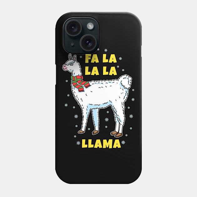 Fa La La Llama Lovers Christmas Phone Case by JaydeMargulies