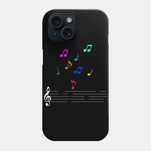 music notes gift Phone Case by Bianka