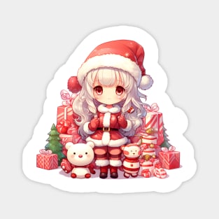 Christmas With Your Favorite Anime Magnet