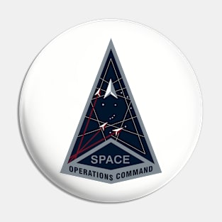 Space Operations Command Logo Pin