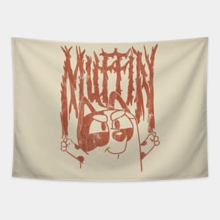 MUFFIN RED METAL VINATGE Tapestry