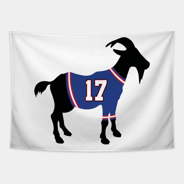 Josh Allen GOAT Tapestry by cwijeta