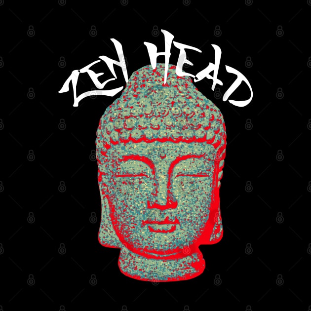 Buddha Zen Head Japanese Buddhism by Mindseye222