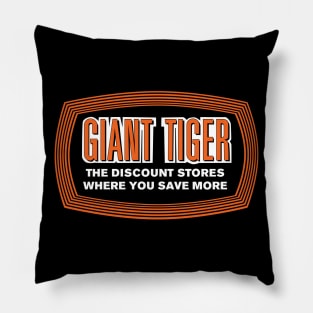 Giant Tiger Defunct Grocery Store USA Pillow