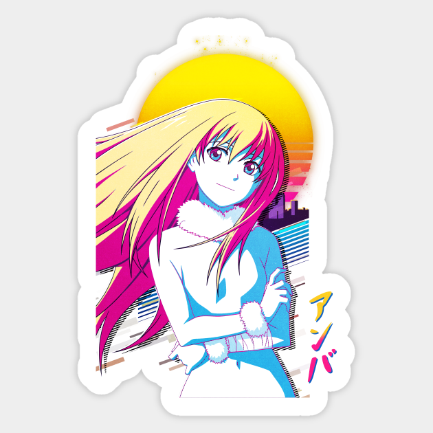 Darker Than Black Amber Darker Than Black Sticker Teepublic Darker Than Black Amber Darker Than Black Sticker Teepublic