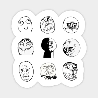 Rage Faces Pack Magnet