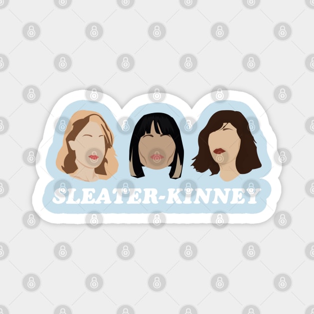 sleater-kinney faces Magnet by Luckythelab