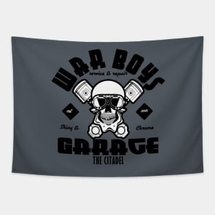 War Boys garage Tapestry