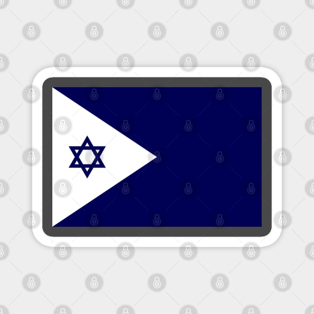 Flag of the Israeli Navy Magnet by EphemeraKiosk