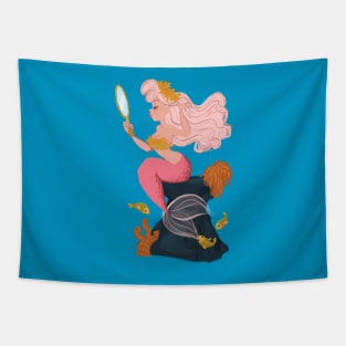 Underwater Primping Tapestry