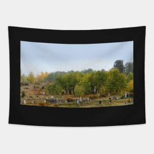 Autumn Village Tapestry