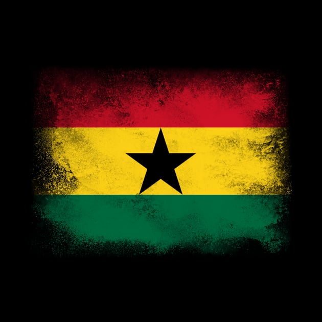 Ghana Flag by psychoshadow