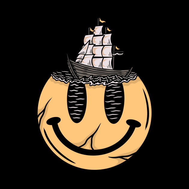 Ship and smile by gggraphicdesignnn