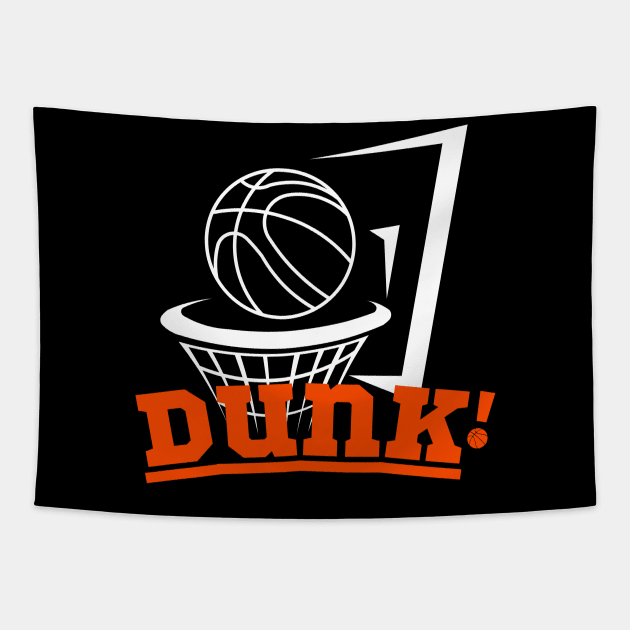 Basketball Dunk! - Sport Teamsport - Basketball Tapestry by Sportmode01