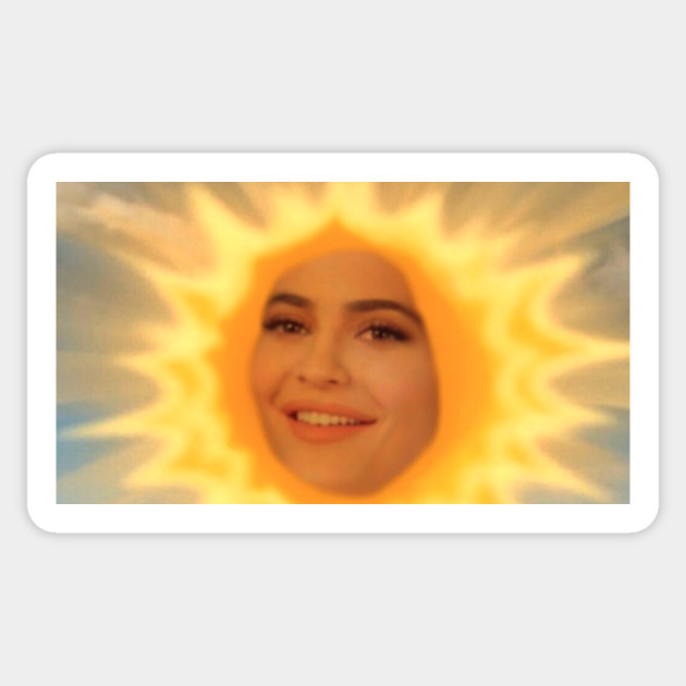 Kylie Jenner "Rise and Shine" - Meme - Sticker | TeePublic