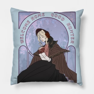 Art Nouveau Bloodborne - The Doll. Pillow